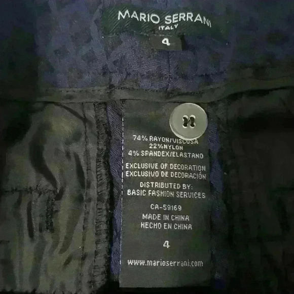 Mario Serrani Diamond Pants - Picture 2 of 5